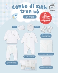 LP - Combo đi sinh La Pomme 17 món Hello World - Trắng - SS25.T7A