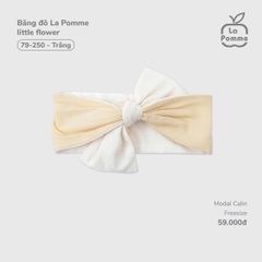 LP - Băng đô La Pomme little flower - Trắng - FS - SS25.T7A