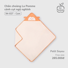 LP - Chăn choàng La Pomme cánh cụt ngộ nghĩnh - Cam - SS25.T7A