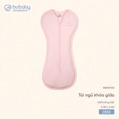 BU - Túi ngủ khóa giữa - ABB451103 - Hồng 43D - 0-3M - SS25.T7C