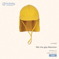 BU - Mũ che gáy Akachan - ALN192503 - Vàng mơ - 6-12M - SS25.T7C