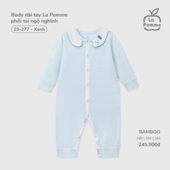 LP - Body dài tay La Pomme phối tai ngộ nghĩnh - Xanh - SS25.T8A - Xanh - 3-6M