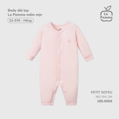 LP:-:Body:dài:tay:La:Pomme:mềm:mịn:-:Hồng:-:SS25.T8A:-:Hồng:-:3-6M GGG
