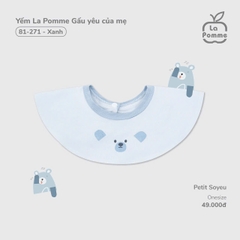 LP - Yếm La Pomme Gấu yêu của mẹ - Xanh - SS25.T9B