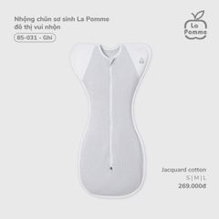 LP - Nhộng chũn sơ sinh La Pomme đô thị vui nhộn - Ghi - M - SS25.T10B