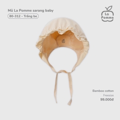 LP - Mũ La Pomme baby princess - Trắng be - SS25.T10B