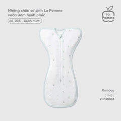 LP - Nhộng chũn sơ sinh La Pomme vườn ươm hạnh phúc - Xanh mint - M - SS26.T1A