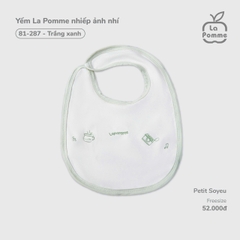 LP - Yếm La Pomme nhiếp ảnh nhí - Trắng xanh - FS - SS26.T2C