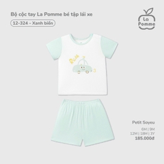 LP - Bộ cộc tay La Pomme bé tập lái xe - Xanh biển - 9-12M - SS26.T2C