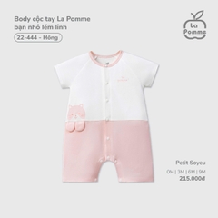 LP - Body cộc tay La Pomme bạn nhỏ lém lỉnh - Hồng - 9-12M - SS26.T2C