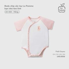 LP - Body chip cộc tay La Pomme bạn nhỏ lém lỉnh - Hồng - 0-3M - SS26.T2C