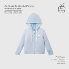 LP - Áo khoác đa năng La Pomme mùa hè tươi mát - Xanh biển - 4-5Y - SS26.T2C