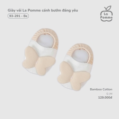 LP - Giày vải La Pomme cánh bướm đáng yêu - Be - S - SS26.GM