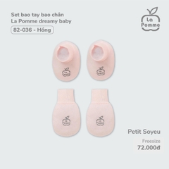 LP - Set bao tay bao chân La Pomme Dreamy Baby - Hồng DB - FS - SS26.GM
