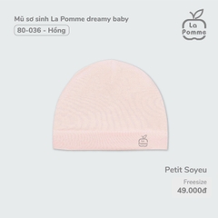 LP - Mũ sơ sinh La Pomme Dreamy Baby - Hồng DB - FS - SS26.GM