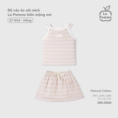 LP G20 - Bộ váy áo sát nách La Pomme biển mộng mơ - Hồng - 4-5Y - SS26.T4A