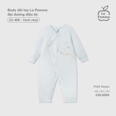 LP - Body dài tay La Pomme đại dương diệu kỳ - Xanh nhạt - 0-3M - SS26.T4D