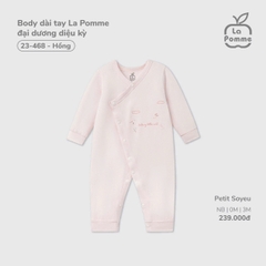 LP - Body dài tay La Pomme đại dương diệu kỳ - Hồng - 0-3M - SS26.T4D