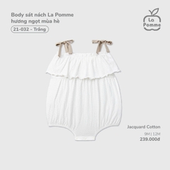 LP G20 - Body sát nách La Pomme hương ngọt mùa hè - Trắng - 9-12M - SS26.T4D