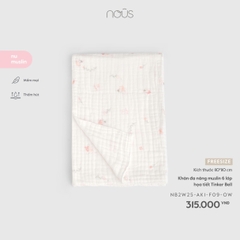 NOUS - Khăn đa năng muslin 6 lớp họa tiết Tinker Bell - FS - SS26.T5A