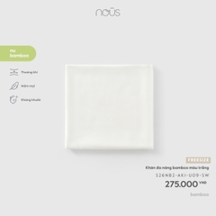 NOUS - Khăn đa năng bamboo màu trắng - FS - SS26.T5A