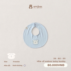 EMBES - Yếm cổ embes baby buddy - 26-B2-03 - Xanh Dương - FS - SS26.T5A