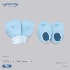 BU - Bộ bao chân, bao tay - AVS400002 - Blue + kẻ blue - Free size - SS26.T6A