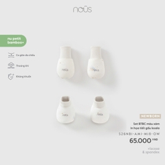 NOUS - Set BTBC màu xám in họa tiết gấu koala - Newborn - SS26.T6A