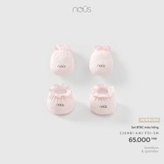 NOUS - Set BTBC màu hồng - Newborn - SS26.T6A