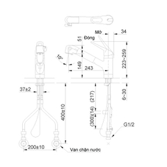 Vòi bếp INAX JF-AB466SYX (JW)