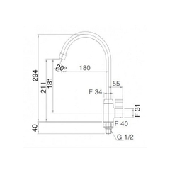 Vòi bếp INAX SFV-21