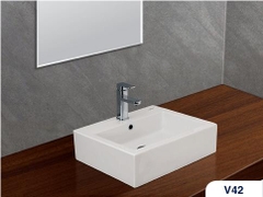 CHẬU RỬA BÀN ĐÁ VIGLACERA V42