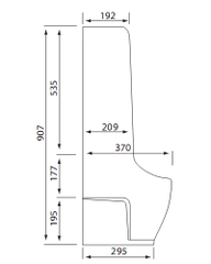 Bồn tiểu nam VIGLACERA BS604