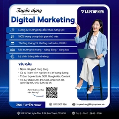 NHÂN VIÊN DIGITAL MARKETING | LAPTOPNEW