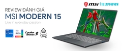 [REVIEW SẢN PHẨM] - LAPTOP MSI MODERN 15 | LAPTOPNEW.vn