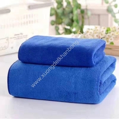 Bộ 02 Khăn Spa màu xanh Blu