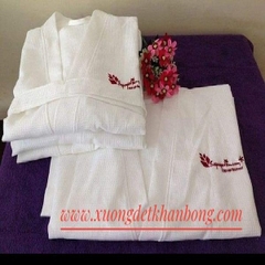 Áo chàng tắm tổ ong 1