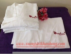 Áo chàng tắm tổ ong 1