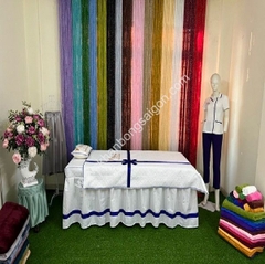 Ga phủ giường Spa cao cấp Màu Hồng