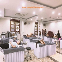 Ga trải giường Spa màu trắng