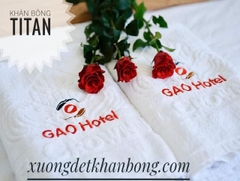 Khăn khách san thêu logo