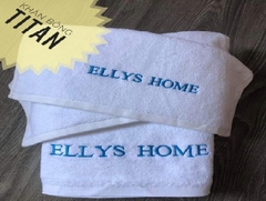 Khăn khách sạn thêu logo mẫu 3