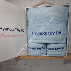 Khăn bông quà tặng cao cấp (Mẫu 66)