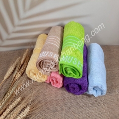 Bộ 06 Khăn mặt sơi tre 30x50cm (Mẫu 1)