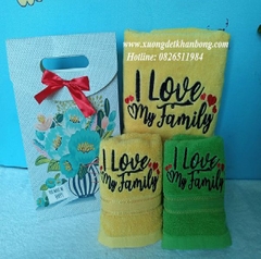 Bộ 3 Khăn cotton cao cấp