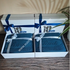 Khăn bông quà tặng cao cấp dệt logo (Mẫu 49)