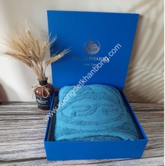 Khăn bông quà tặng cao cấp dệt logo (Mẫu 48)