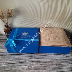 Khăn bông quà tặng cao cấp dệt logo (Mẫu 48)