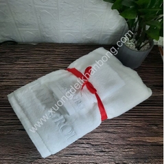 Khăn tắm quà tặng cao cấp thêu logo (Mẫu 79)