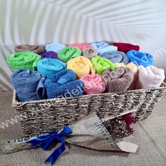 Khăn quấn đầu spa cotton 35x80cm